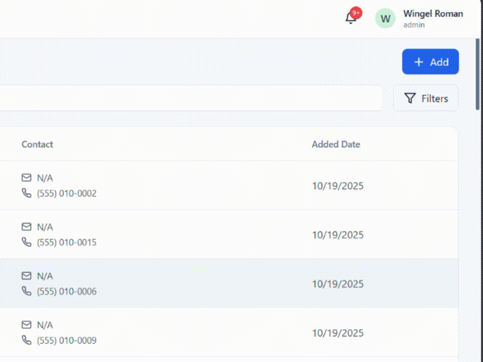 Manage Contacts Effortlessly